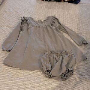 Quincy Mae Heather Gray Baby Outfit